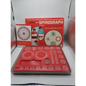 Spirograph Vintage 1967 Kenner's #401 Used Missing Parts see Notes